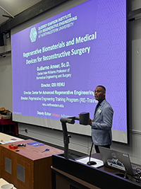 Prof. Ameer delivering his keynote address